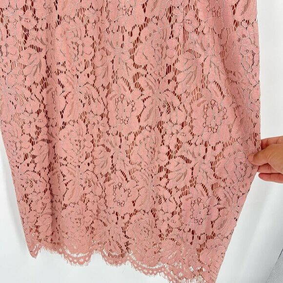 NWT Miusol Women's‎ Retro Floral Lace Evening Cocktail Mini Dress Size XL Pink - Picture 7 of 12